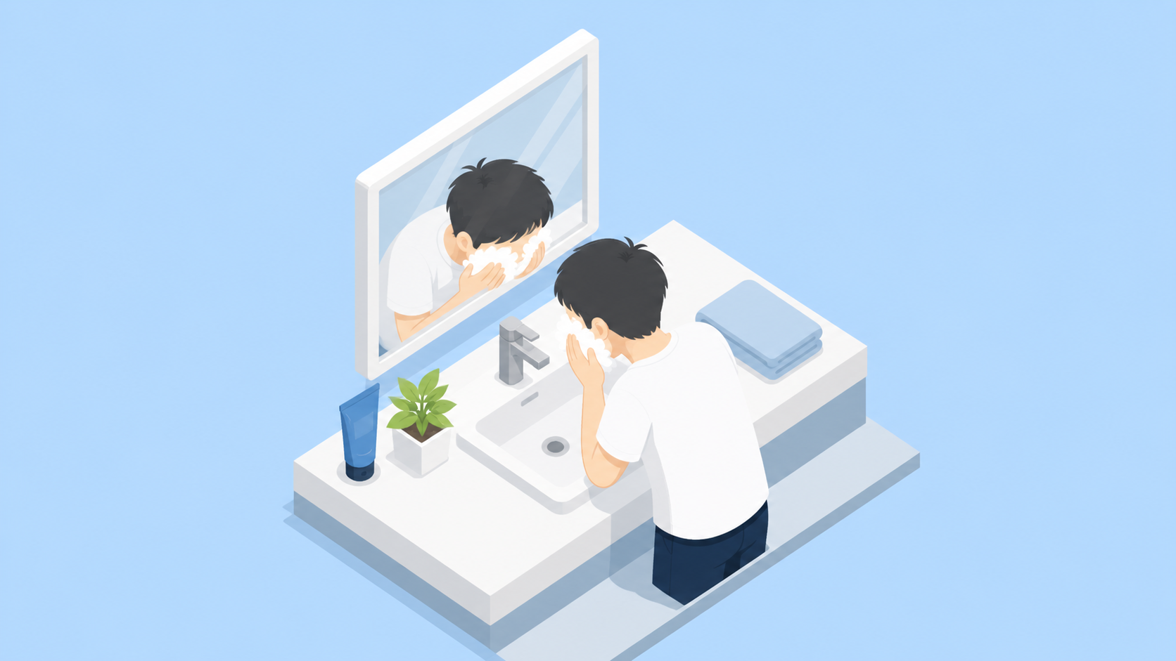 男のスキンケアはまず洗顔から【登録販売者が選び方を解説】
